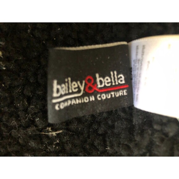 NEW Bailey & Bella Dog Jacket Coat Size Large Nova Check Plaid Adjustable Fleece - Picture 7 of 8